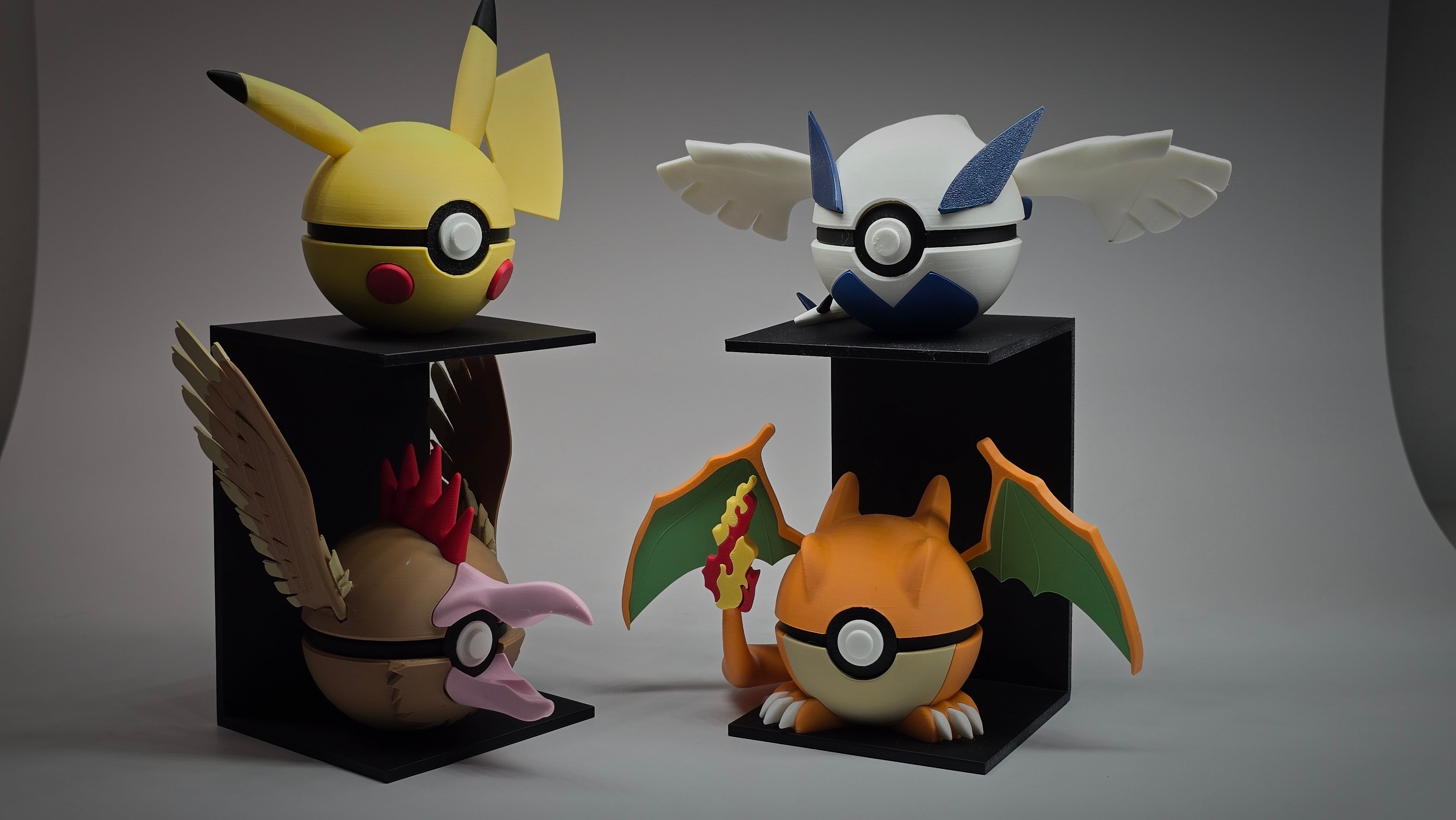 Large Custom Pokéball Display Stand