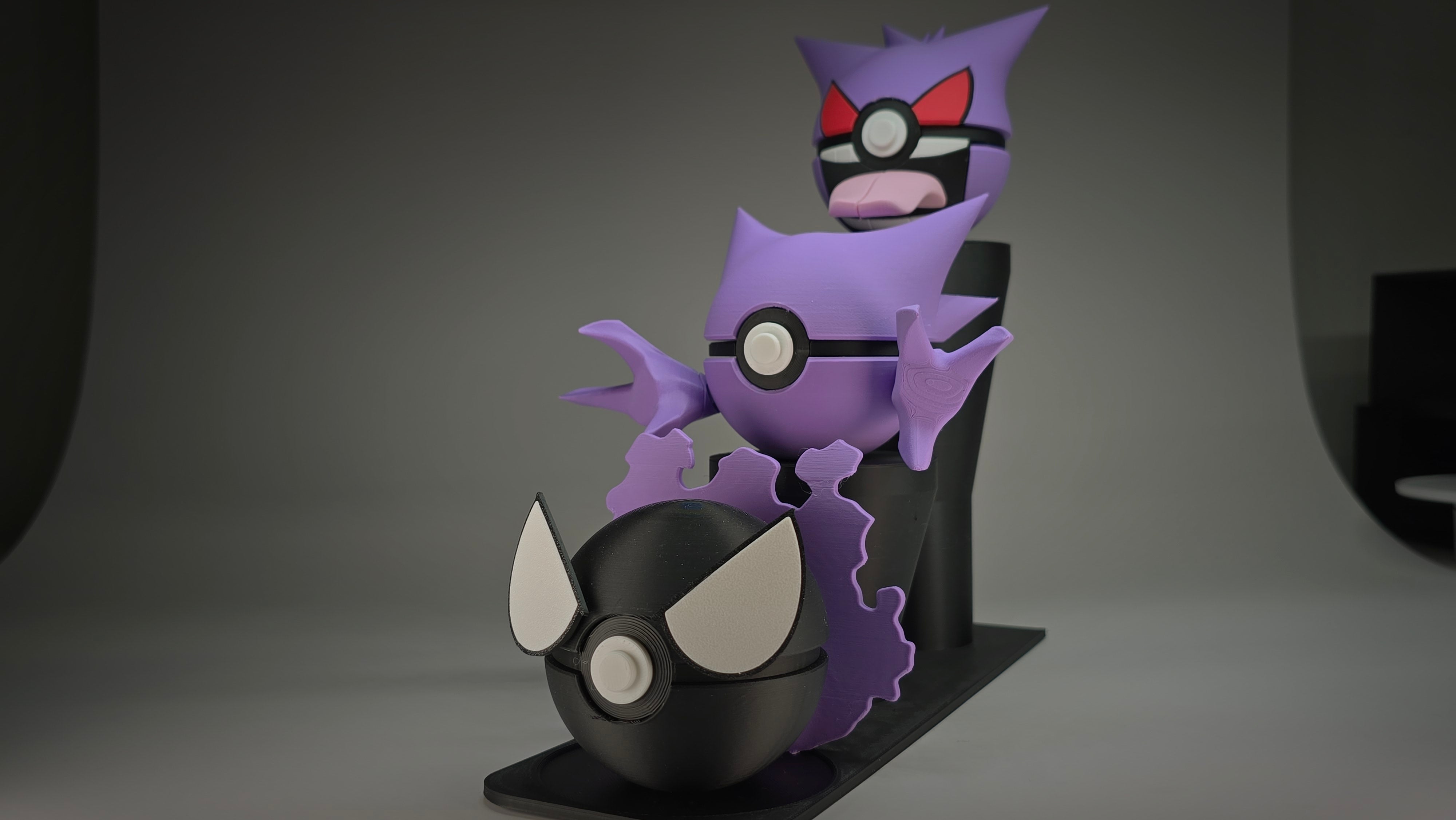 3-Tier Character Pokeball Display Stand