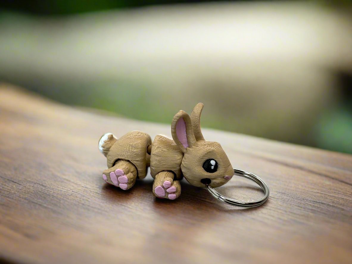 Cute Bunny Keychain