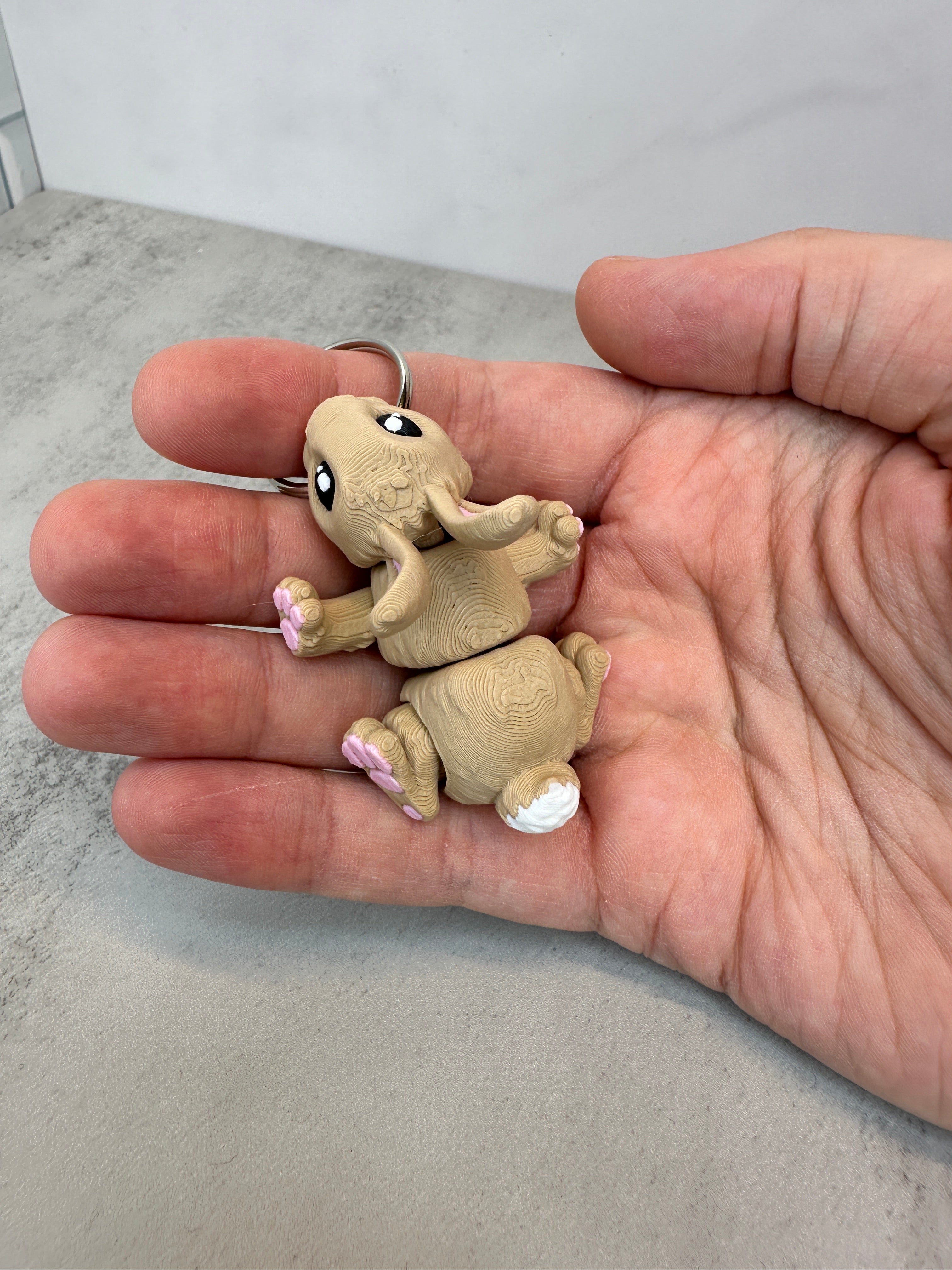 Cute Bunny Keychain