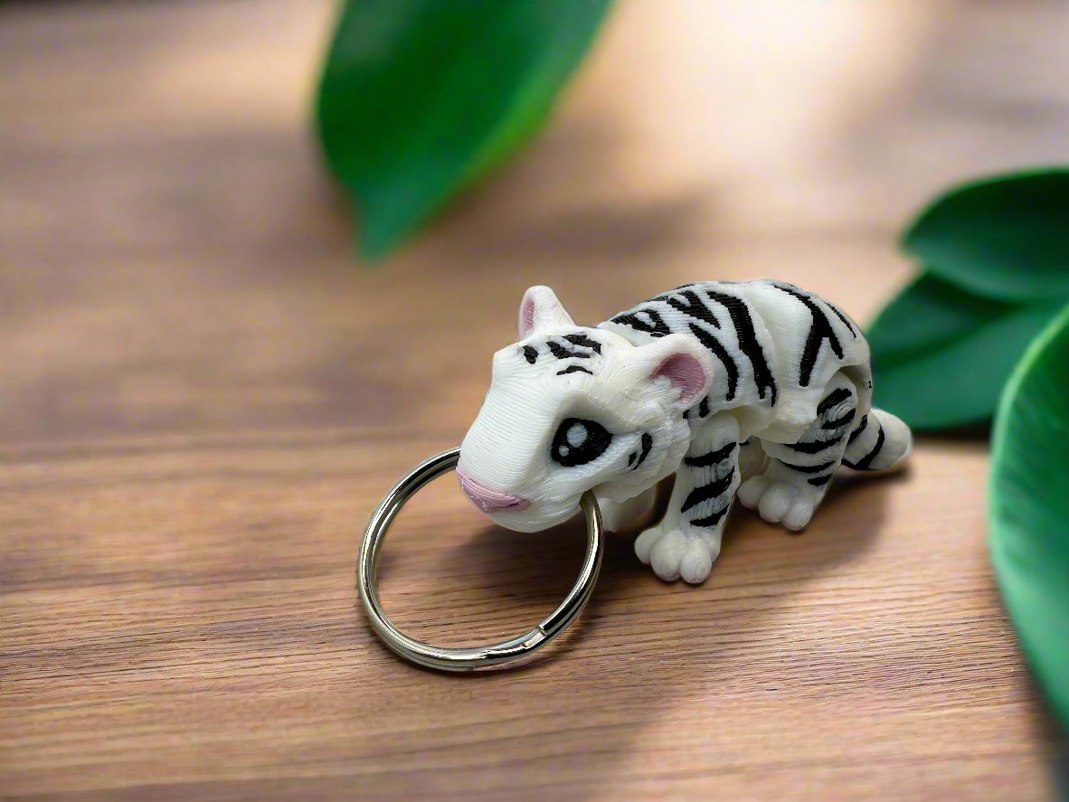 Cute Tiger Keychain