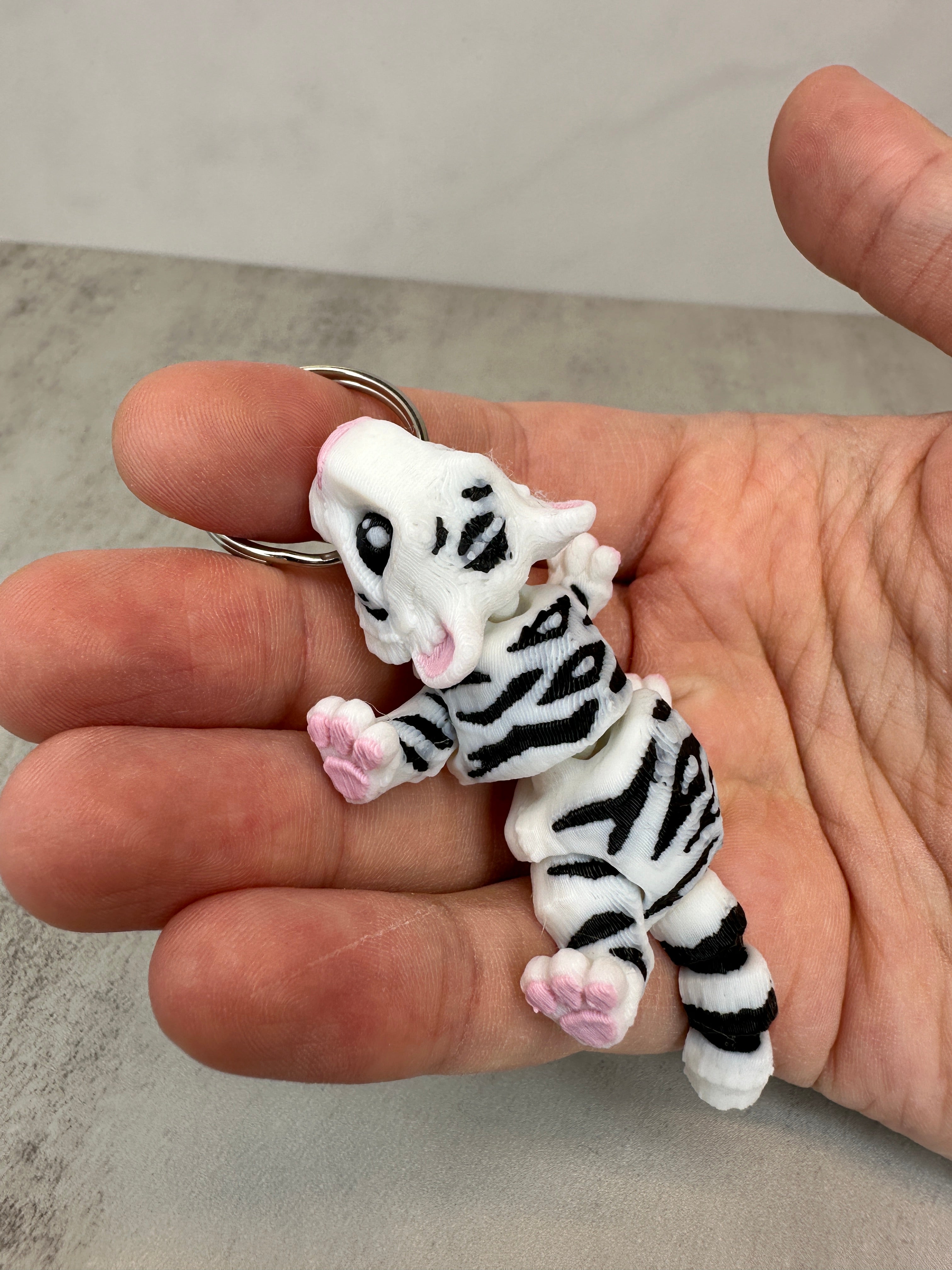 Cute Tiger Keychain