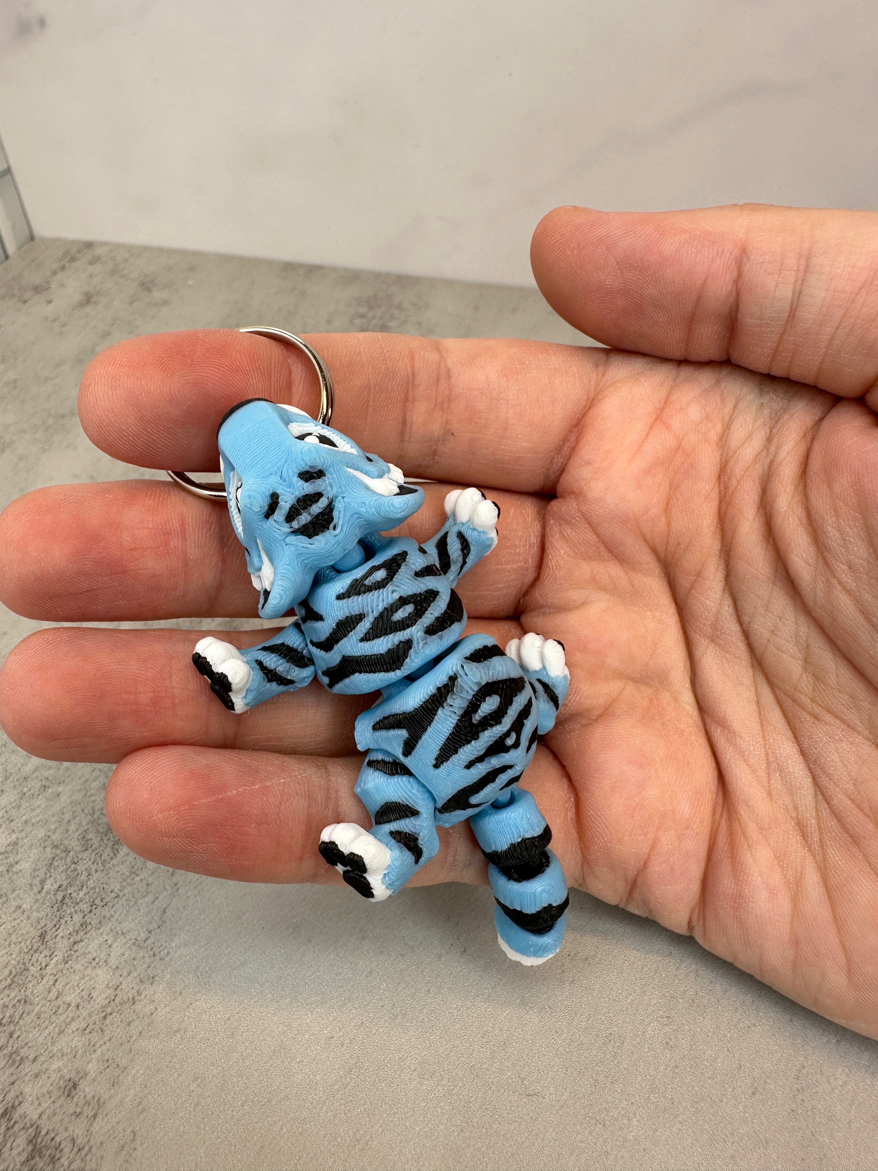 Cute Tiger Keychain
