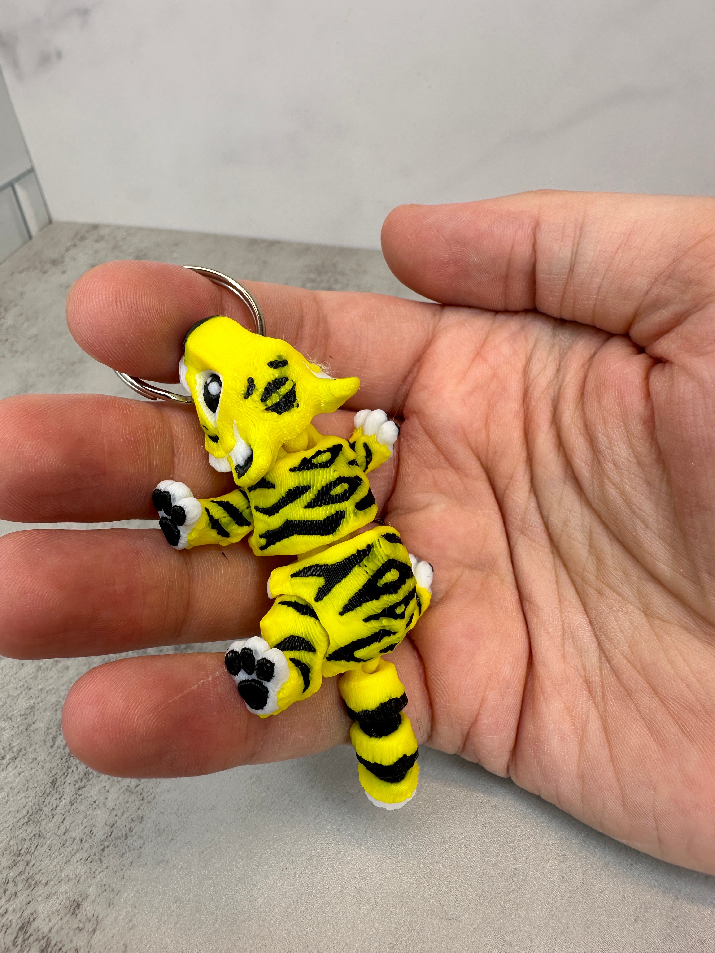 Cute Tiger Keychain