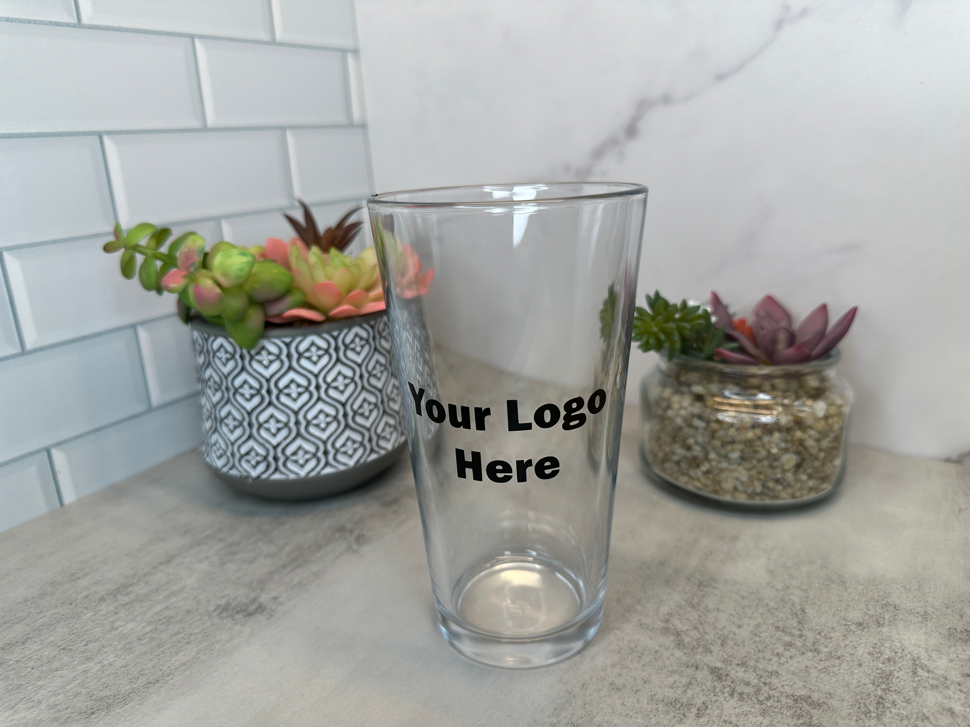 Custom 16oz Pint Glass (Minimum Order of 12)