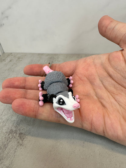Cute Opossum Keychain