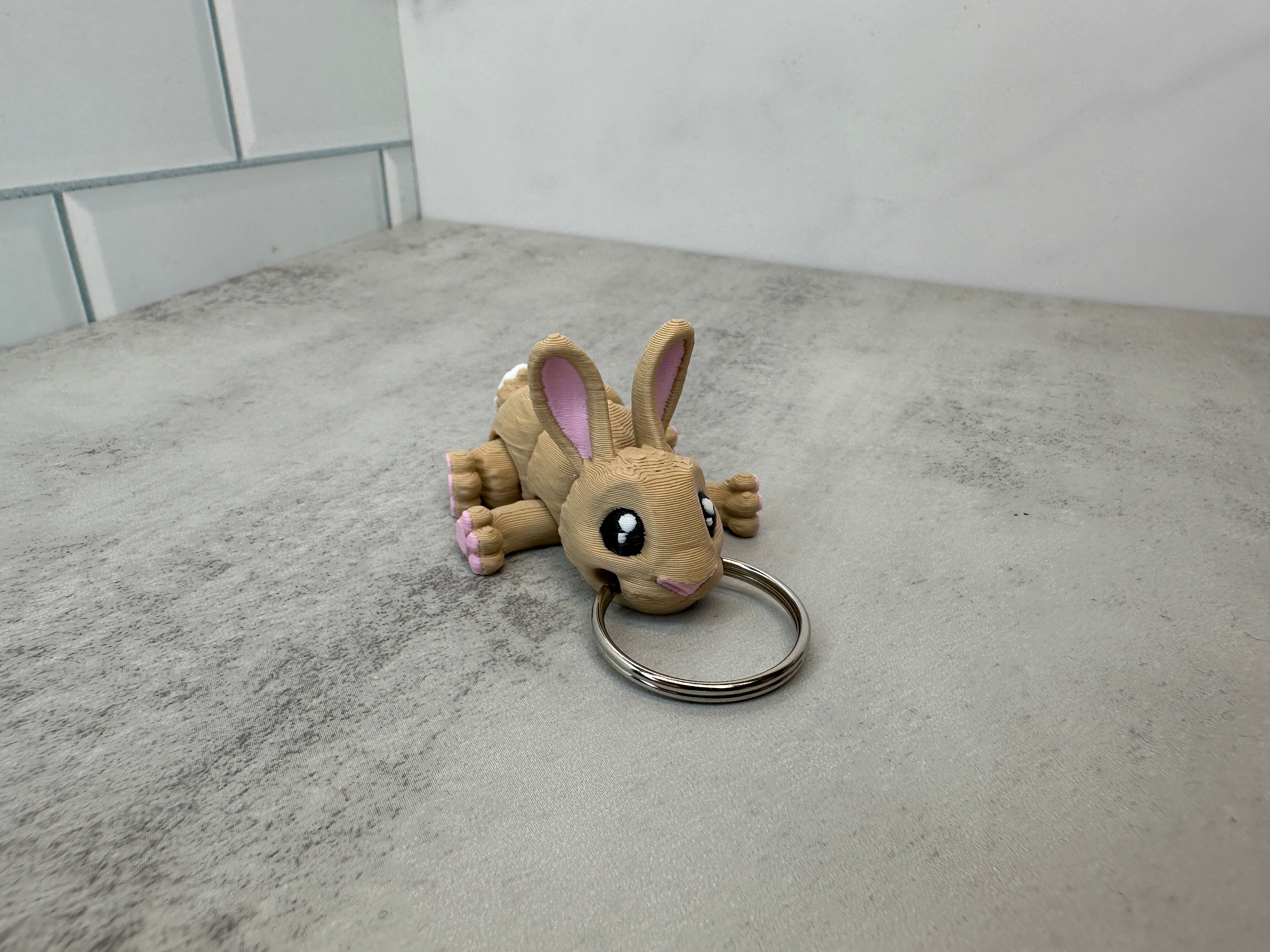 Cute Bunny Keychain