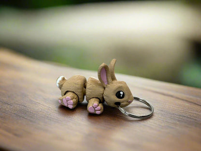 Cute Bunny Keychain