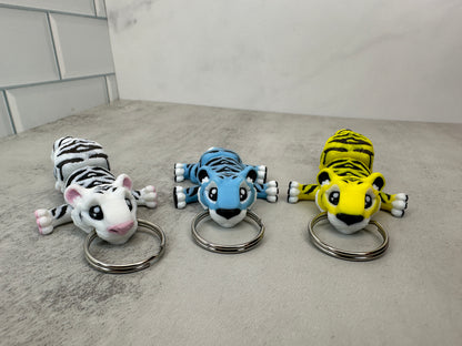 Cute Tiger Keychain